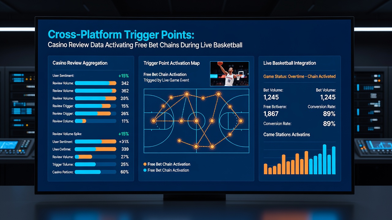 Darstellung von Echtzeit-Datenströmen zwischen Casino-Bewertungen und Live-Wett-Triggers in Basketball- und Fußball-Events