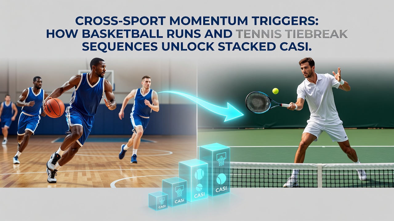 Tennis-Tiebreak-Sequenz mit gestapelten Casino-Belohnungen in mobiler App