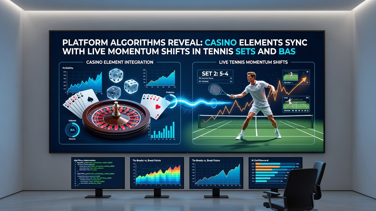 Darstellung der Integration von Casino-Elementen mit Basketball- und Tennis-Momentum in mobilen Plattformen