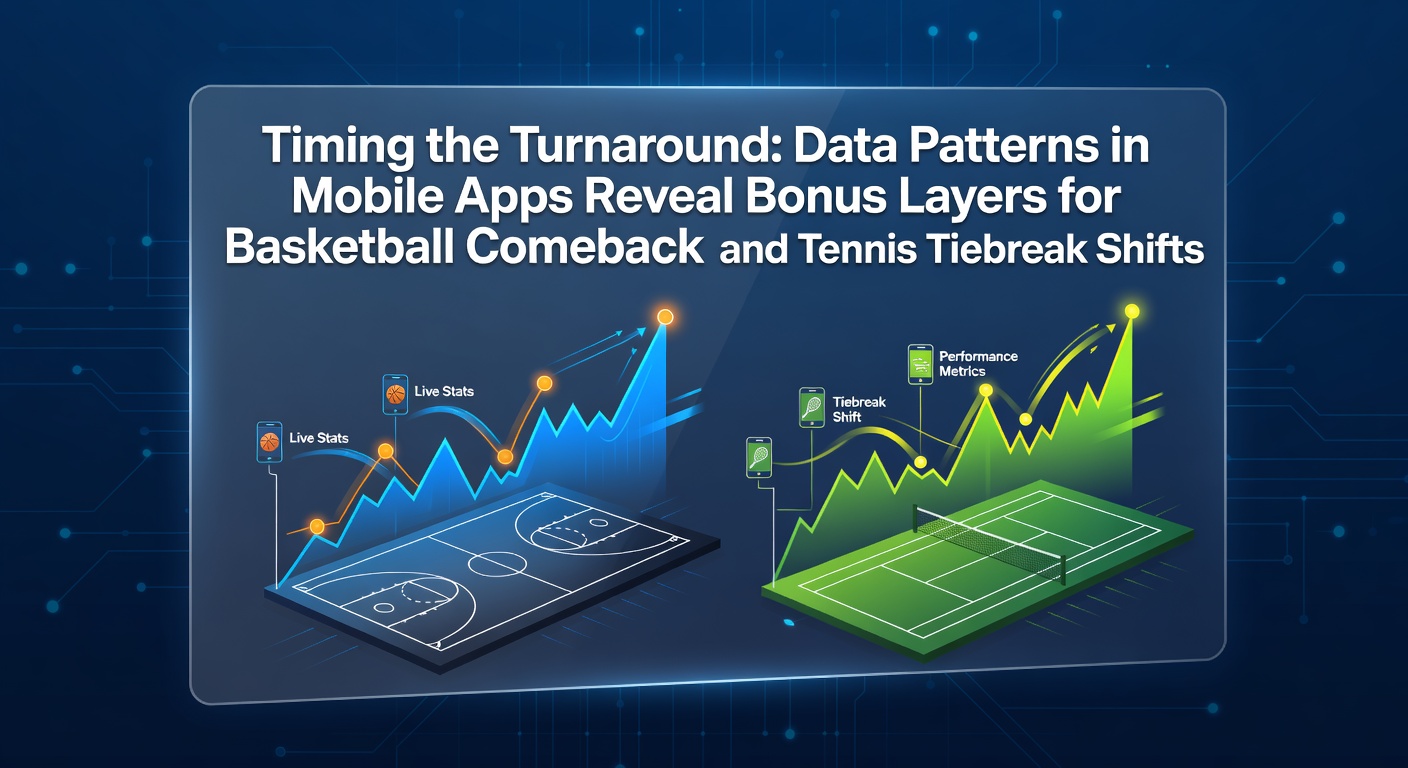 Datenvisualisierung mobiler Apps zeigt Muster bei Basketball-Comebacks und Tennis-Tiebreaks im Mai 2026